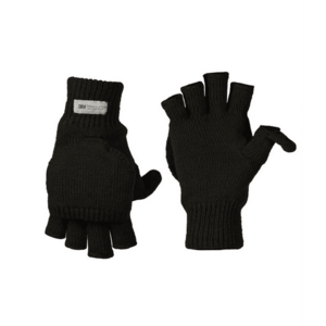 Mil-Tec mănuși cu degetele detașabile, negru imagine