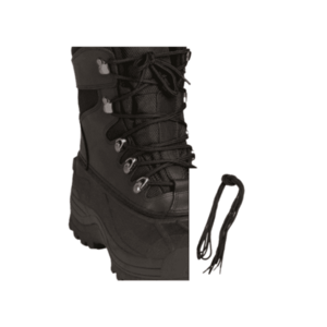 Șireturi pentru pantofi Mil-Tec Pe, negru 220cm imagine