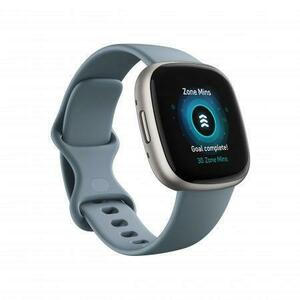 Ceas activity tracker Fitbit Versa 4, GPS, NFC, Bluetooth, Waterproof (Albastru) imagine