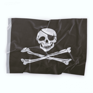 Steag pirat WARAGOD Jolly Roger 150x90 cm imagine