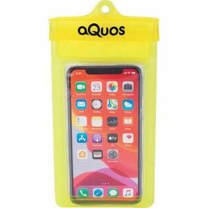 AQUOS PHONE DRY BAG Husă etanșă pentru mobil, galben, mărime imagine