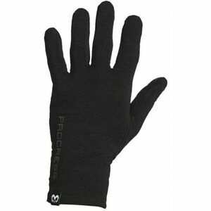 PROGRESS MERINO GLOVES Mănuși din lână Merino, negru, mărime imagine