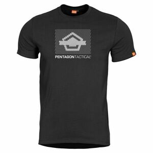 Pentagon Parallel tričko, negru imagine