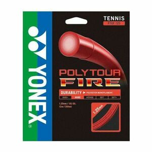 Yonex POLY TOUR FIRE 125 Racordaj tenis, roșu, mărime imagine