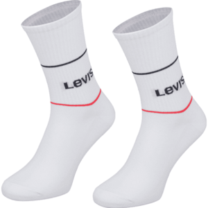 Levi's® MID CUT SPRTWR LOGO 2P Șosete, alb, mărime imagine