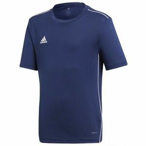 adidas CORE18 JSY Y Tricou fotbal juniori, albastru închis, mărime imagine