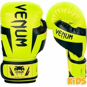 Venum ELITE BOXING GLOVES KIDS - EXCLUSIVE FLUO Mănuși de box copii, neon reflectorizant, veľkosť S imagine