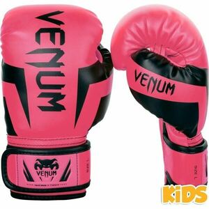 Venum ELITE BOXING GLOVES KIDS - EXCLUSIVE FLUO Mănuși de box copii, roz, mărime imagine