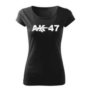 DRAGOWA Tricou de damă AK47, negru 150g/m2 imagine