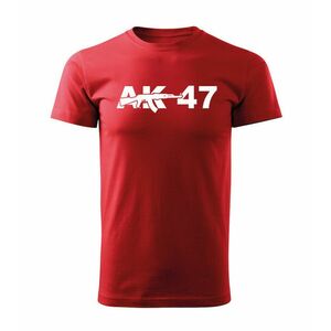 DRAGOWA tricou ak47, rosu 160g/m2 imagine