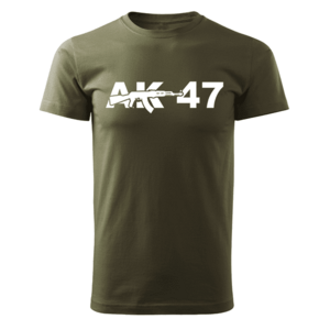 DRAGOWA tricou ak47, oliv 160g/m2 imagine