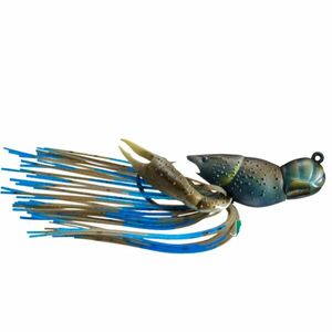 Naluca Livetarget Hollow Crawfish Jig, culoare Mud-Blue, 4.5cm, 14g imagine
