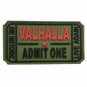 Petic WARAGOD Valhalla Admit PVC , verde imagine