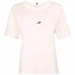 Tommy Hilfiger RELAXED TH GRAPHIC TEE Tricou damă, alb, mărime imagine