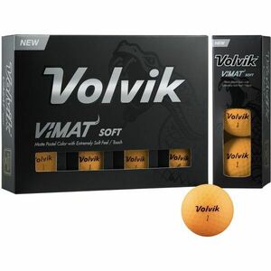 VOLVIK VIMAT 12 ks Mingi de golf, portocaliu, mărime imagine