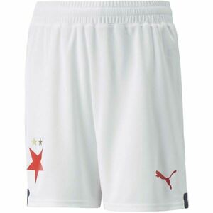 Puma SKS HOME SHORTS JR Pantaloni scurți de fotbal băieți, alb, mărime imagine