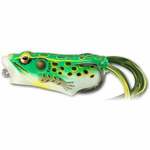 Naluca Livetarget Hollow Frog Popper, culoare Floro Green-Yellow, 6.5cm, 14g imagine