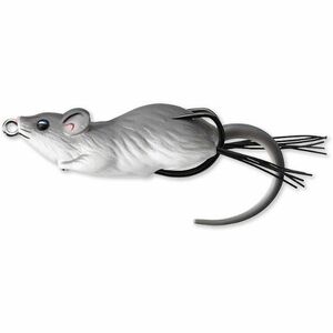 Naluca Livetarget Hollow Mouse, culoare Grey-White, 6cm, 11g imagine