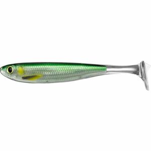 Shad Livetarget Slow-Roll Mullet Paddle Tail, culoare Silver, 12.5cm, 4buc imagine
