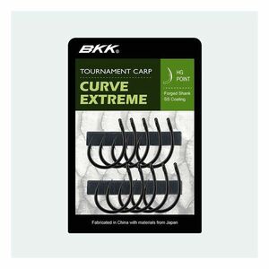 Carlige BKK Curve Extreme, 10buc (Marime Carlige: Nr. 4) imagine