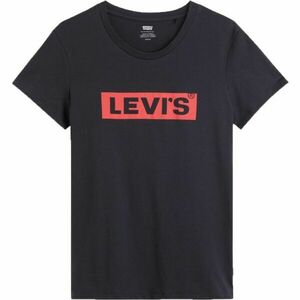 Levi's® THE PERFECT TEE BOX TAB 2.2 Tricou de damă, negru, mărime imagine