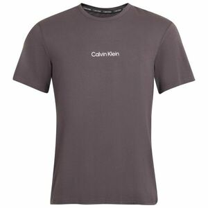Calvin Klein S/S CREW NECK Tricou de bărbați, gri închis, mărime imagine