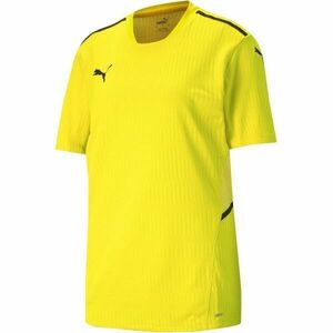 Puma TEAMCUP JERSEY Tricou fotbal bărbați, galben, mărime imagine