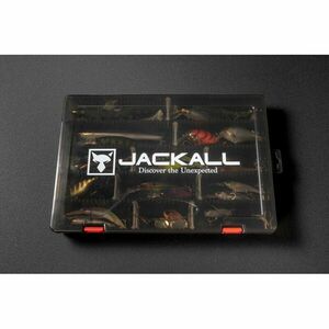 Cutie pentru Naluci Jackall 2800D Tackle M, Culoare Clear Black, 27.5x18.5x3.9cm imagine
