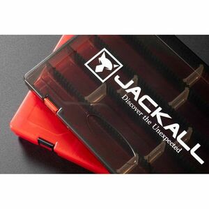 Cutie pentru Naluci Jackall 3000D Tackle L, Culoare Clear Red, 30x20.6x3.9cm imagine