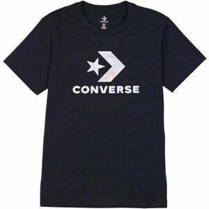 Converse SEASONAL STAR CHEVRON SS TEE Tricou de damă, negru, mărime imagine