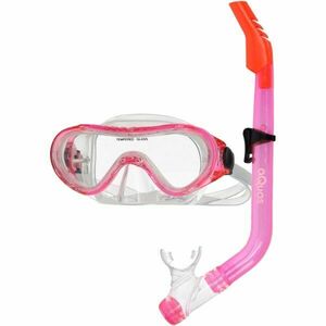 AQUOS BAMBOO SAUGER Set de snorkelling pentru juniori, roz, mărime imagine