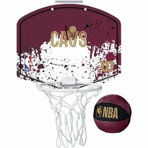 Wilson NBA TEAM MINI HOOP CLE CAVS Coș de baschet mini, vișiniu, mărime imagine