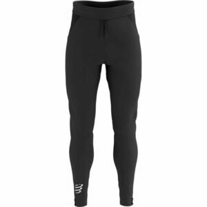 Compressport HYBRID SEAMLESS HURRICANE PANTS Pantaloni de alergare pentru bărbați, negru, mărime imagine