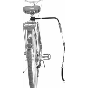 TRIXIE DOG BIKE SET DE LUXE S-M Set lesă pentru bicicletă, negru, mărime imagine