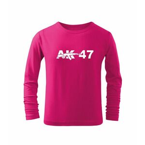 DRAGOWA Tricouri lungi copii AK47, roz imagine