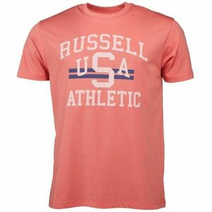 Russell Athletic T-SHIRT M Tricou bărbați, somon, mărime imagine