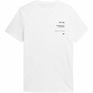 4F MEN´S T-SHIRT Tricou de bărbați, alb, mărime imagine