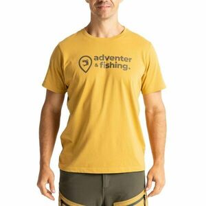 ADVENTER & FISHING COTTON SHIRT Tricou bărbați, maro, mărime imagine