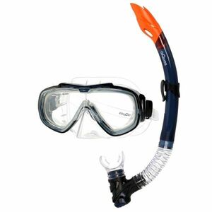 AQUOS BASS SHINER Set de snorkelling, gri închis, mărime imagine