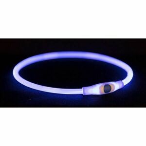 TRIXIE FLASH LIGHT RING USB S-M Zgardă luminoasă, albastru, mărime imagine