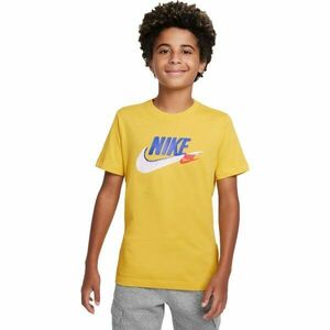 Nike NSW SI SS TEE Tricou pentru băieți, galben, mărime imagine