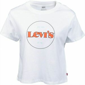 Levi's® GRAPHIC VARSITY TEE NEW CIRCLE Tricou de damă, alb, mărime imagine