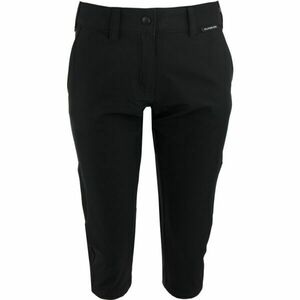 ALPINE PRO GRAFA Pantaloni 3/4 damă, negru, mărime imagine