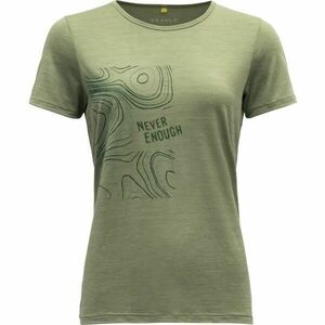Devold HELLESYLT MERINO 130 TEE Tricou pentru femei, verde, mărime imagine