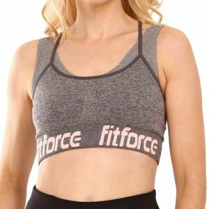 Fitforce BRANHILD Bustieră fitness damă, gri, mărime imagine