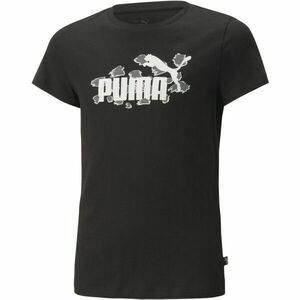 Puma ESS+ANIMAL TEE G Tricou fete, negru, mărime imagine