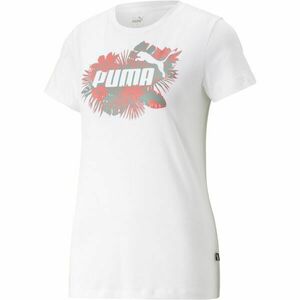 Puma ESS + FLOWER POWER TEE Tricou damă, alb, mărime imagine