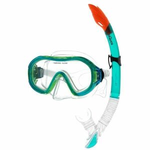 AQUOS BANJO SOLE JR Set de snorkelling pentru juniori, verde, mărime imagine