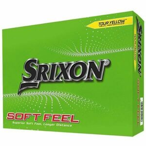 SRIXON SOFT FEEL 12 pcs Mingi de golf, galben, mărime imagine