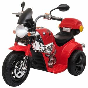 HOMCOM motocicleta electrica pentru copii, 87x46x54 cm, rosie | AOSOM RO imagine